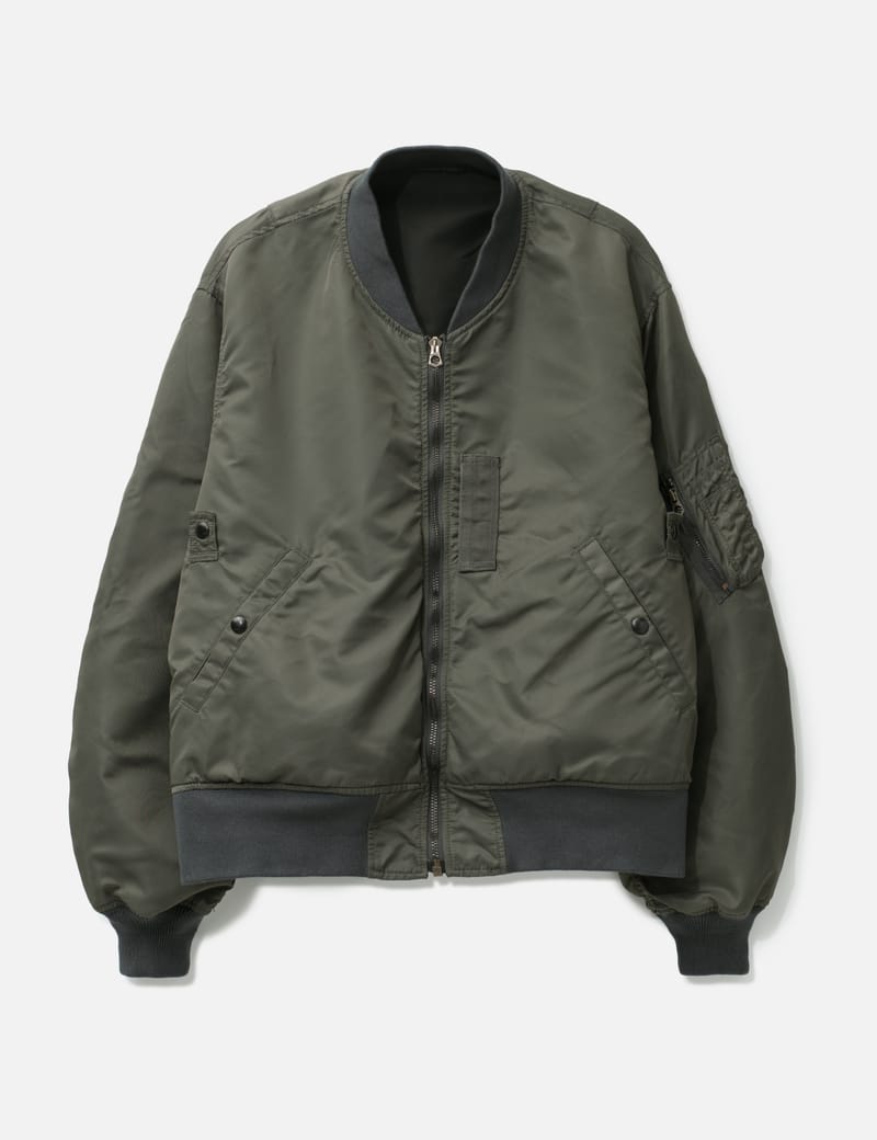 Unlikely Unlikely Reversible MA-1 - リバーシブルのダメージMA-1、袖