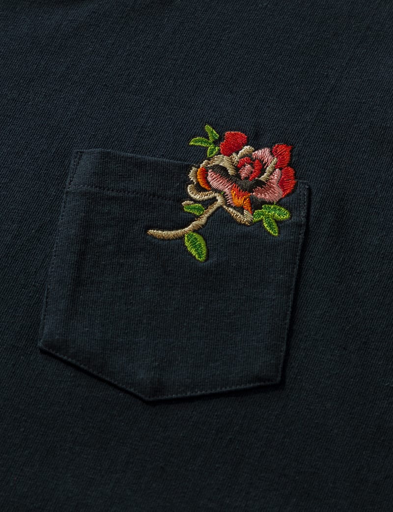 Sacai - Flower Embroidery T-shirt | HBX - Globally Curated Fashion