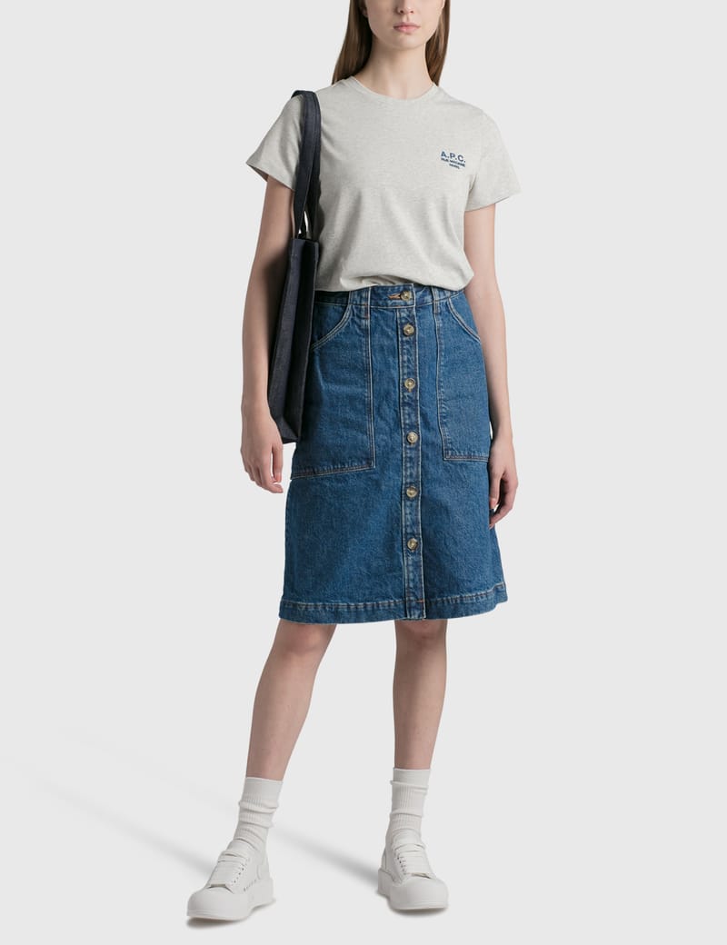 A.P.C. - Jade Denim Skirt | HBX - Globally Curated Fashion and