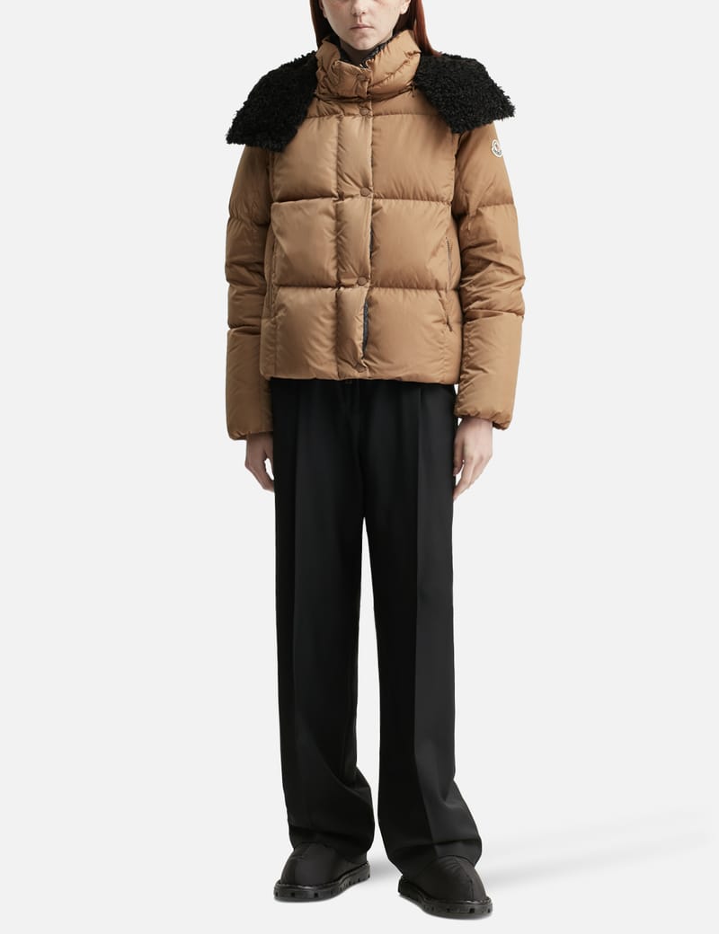 MONCLER BADY ダウンジャケット 1 ブラウン Moncler - Bady Hooded Short Down Jacket | HBX