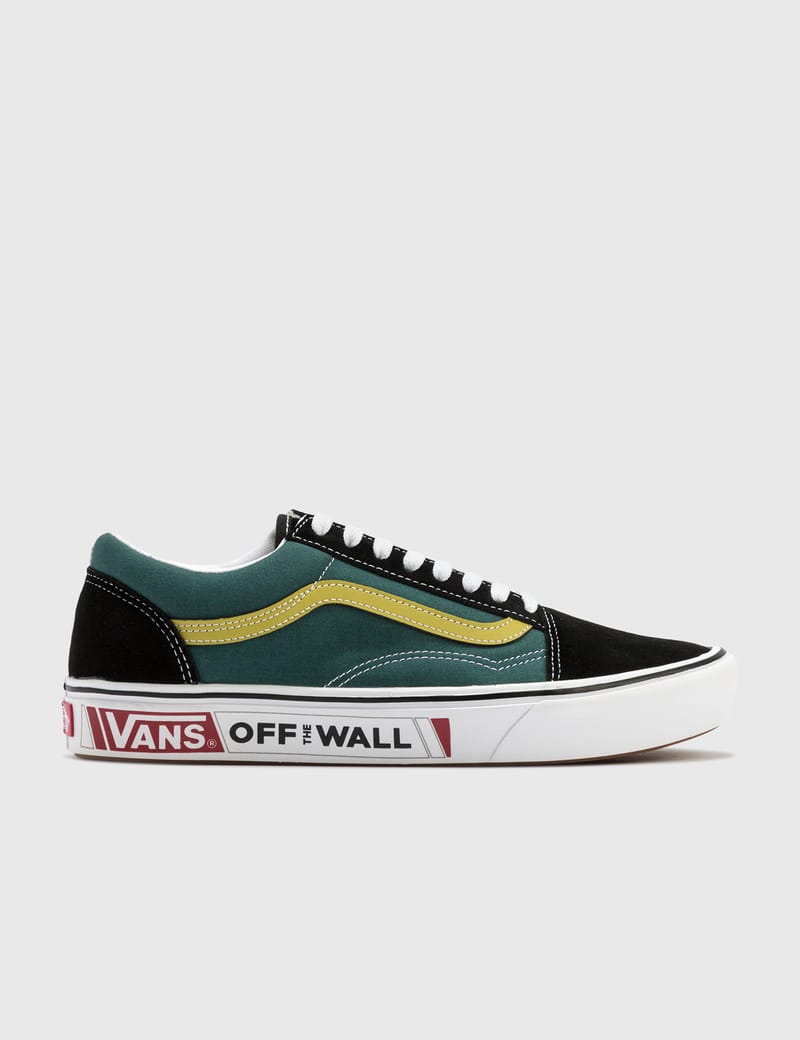 Vans comfycush old clearance skool black and white