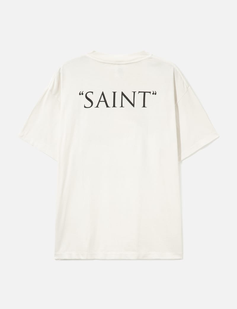 Saint Michael Saint T-Shirt - Graphic cotton tee with bold front