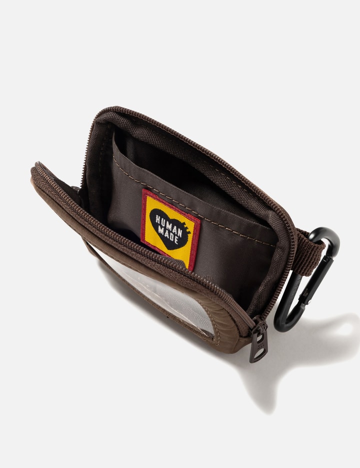 Human Made Military Card Case - 閃面尼龍迷你卡套，附小型登山扣、透明視窗與耐污襯裡，輕巧實用 | HBX