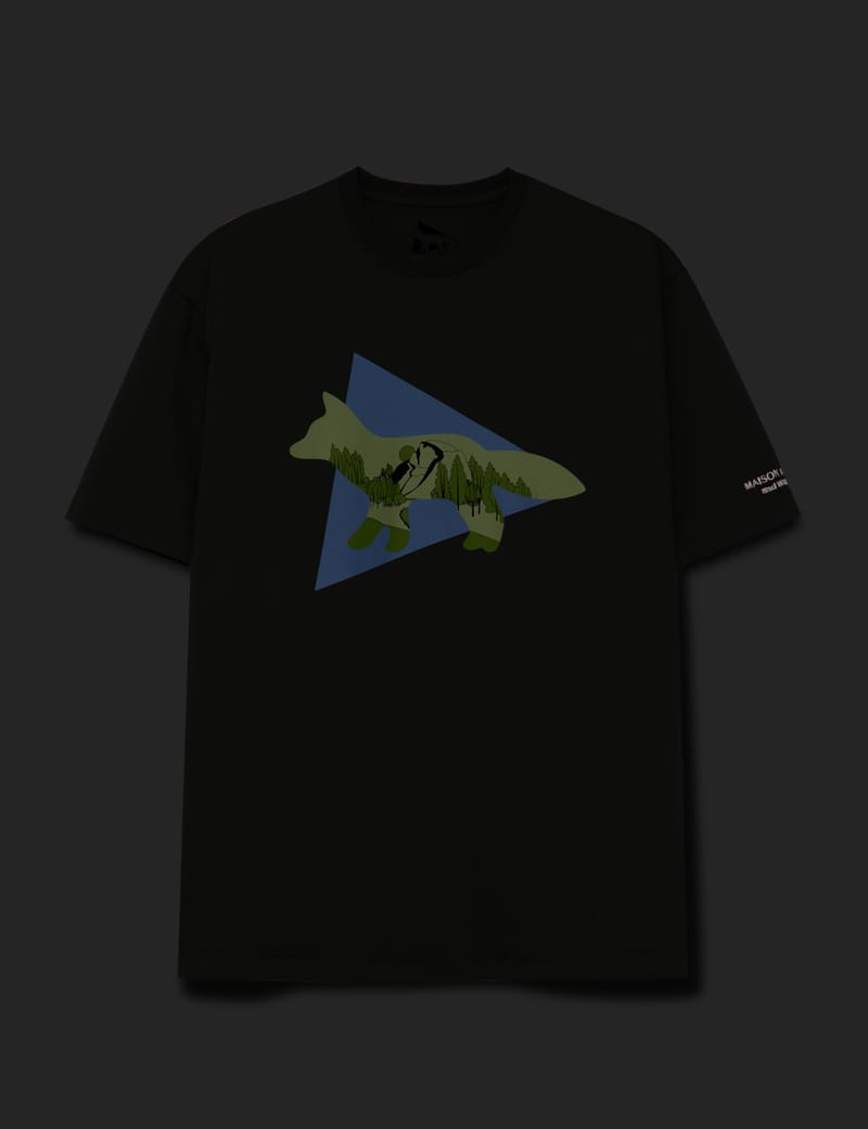 国内で当店のみ UNDERWATER - Distressed Camo Oversized Tee and wander - and Wander x Maison Kitsuné Dry Cotton T