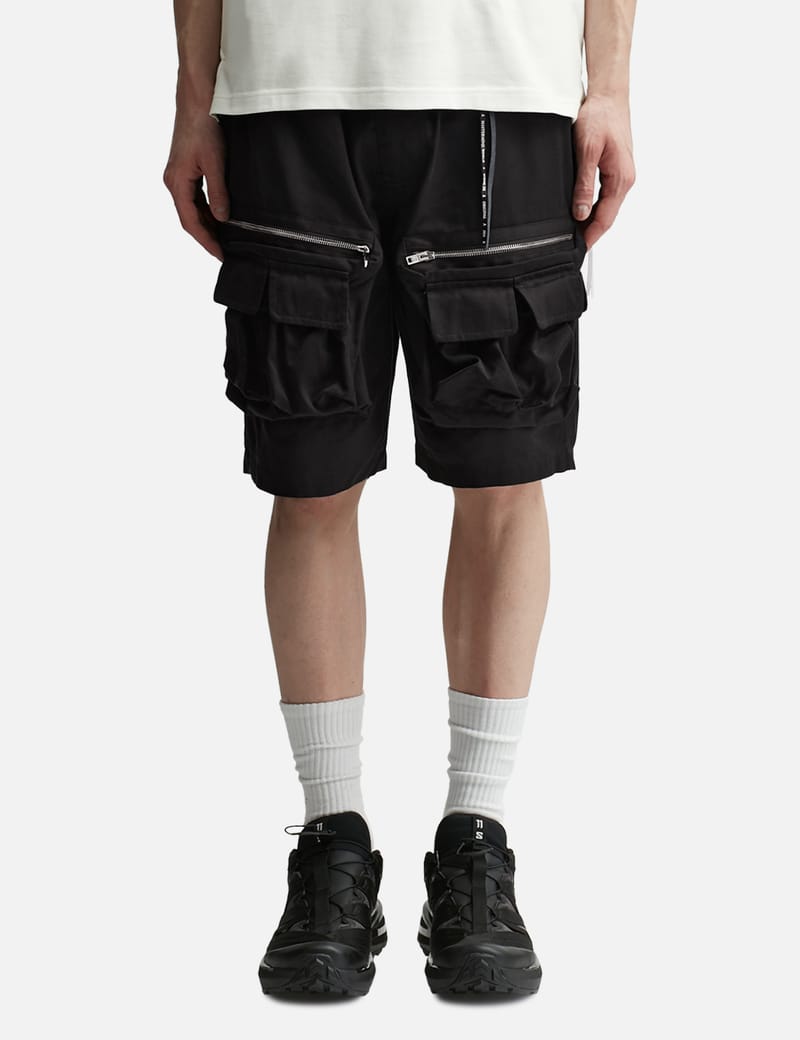 パンツ Mastermind World x ALPHA CARGO SHORTS M mastermind WORLD x ALPHA INDUSTRIES CARGO SHORTS (BLACK)の
