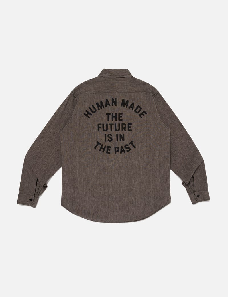 Human Made - Salt and Pepper Work Shirt | HBX - Globally Human Made - Salt and Pepper Work Shirt | HBX - Globally
