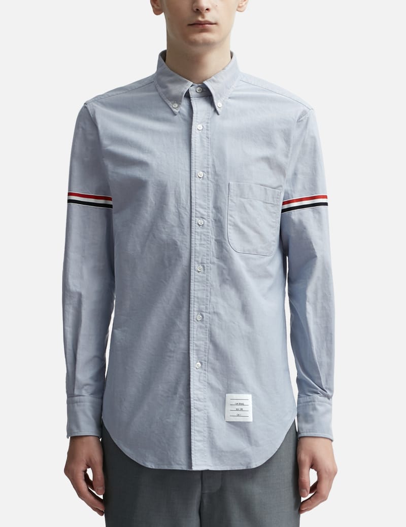 Thom Grey by Thom deals Browne Striped Oxford Shirt