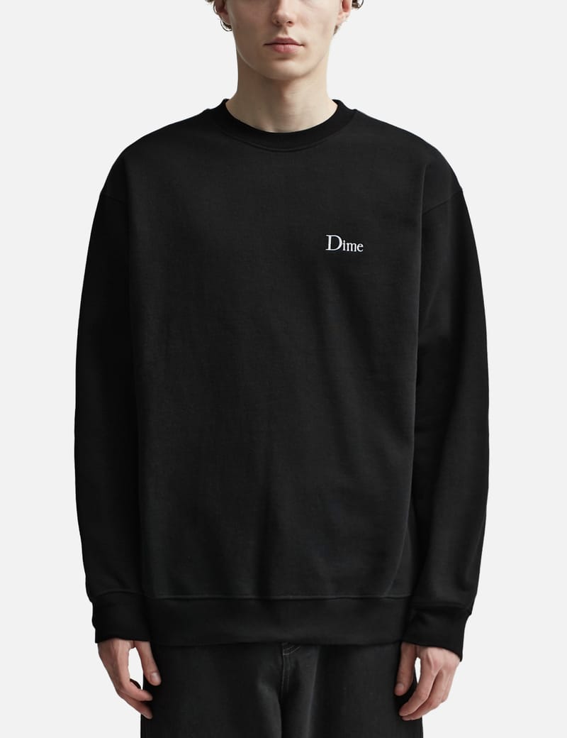 Dime - CLASSIC SMALL LOGO CREWNECK | HBX - Globally Curated