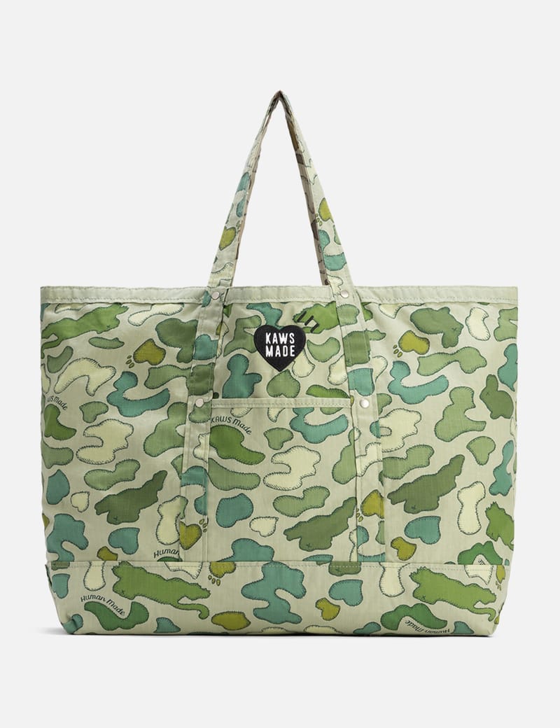 Human Made Kaws Reversible Camo Tote Bag - Multicolor reversible
