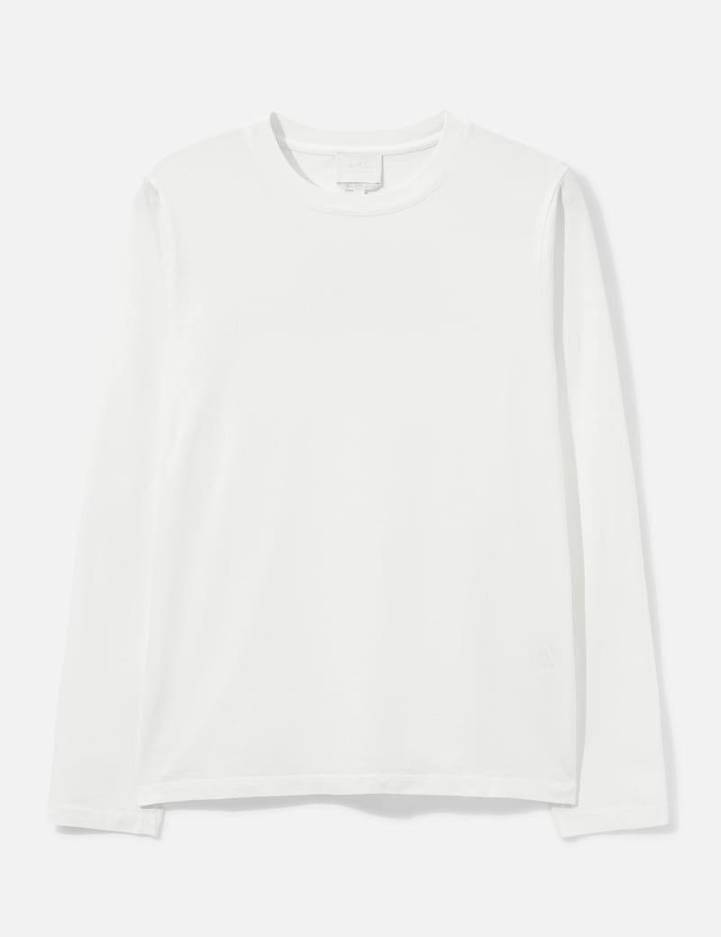 A.P.C. Long-Sleeved T-Shirt - Off-white cotton style with back