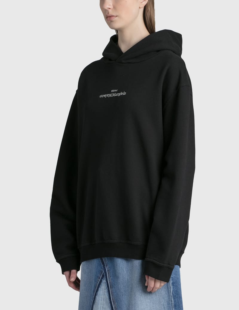 Maison Margiela - Upside Down Logo Hoodie | HBX - Globally