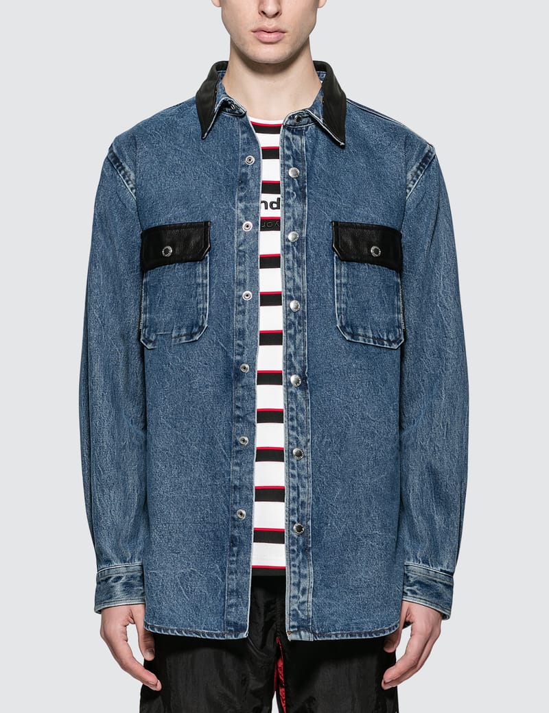 Alexander Wang - Oversized Denim Button Down Shirt | HBX