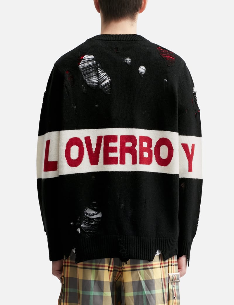 Charles Jeffrey Loverboy - Distressed Loverboy Logo Jumper | HBX