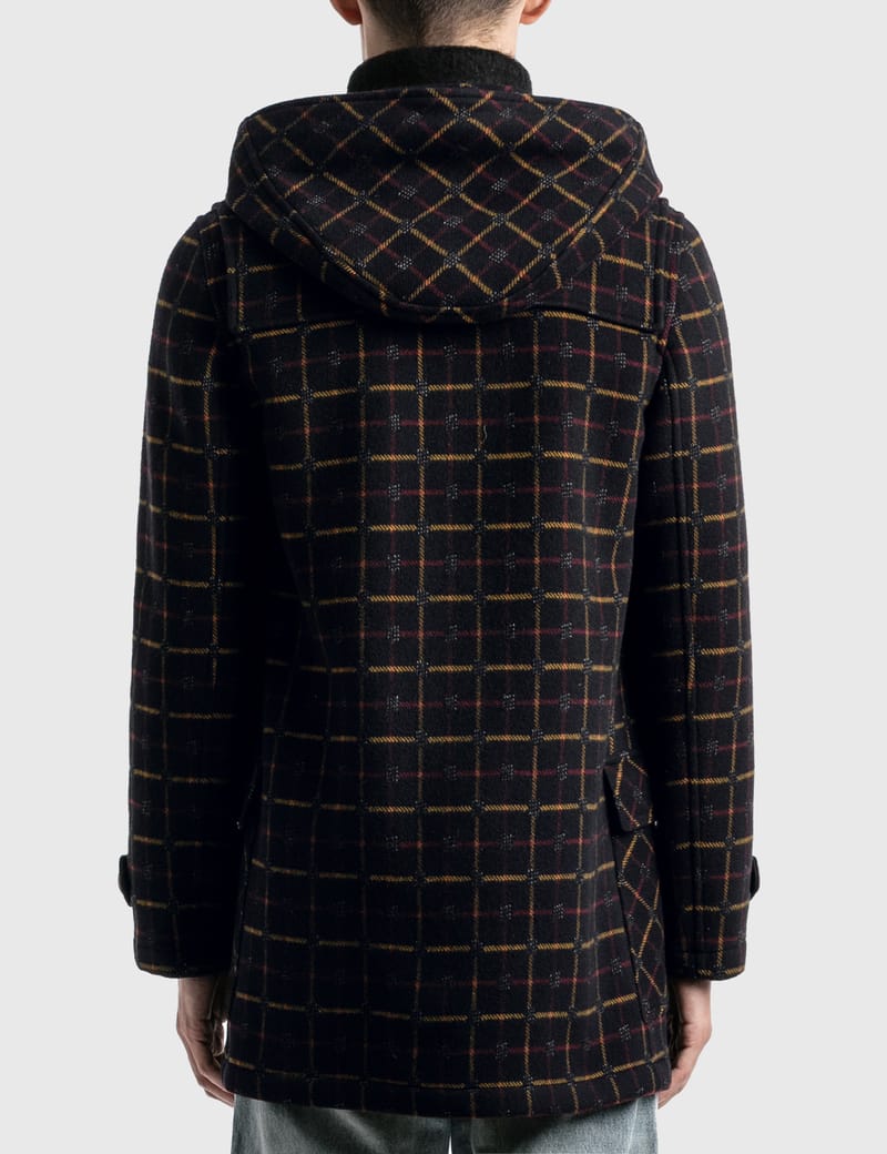 Saint Laurent - Check Duffle Coat In Wool | HBX