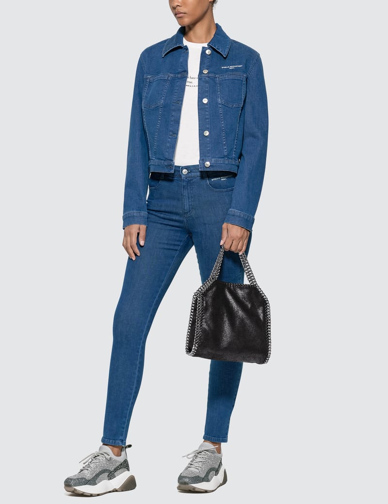 Stella McCartney - Cropped Denim Jacket | HBX - Globally