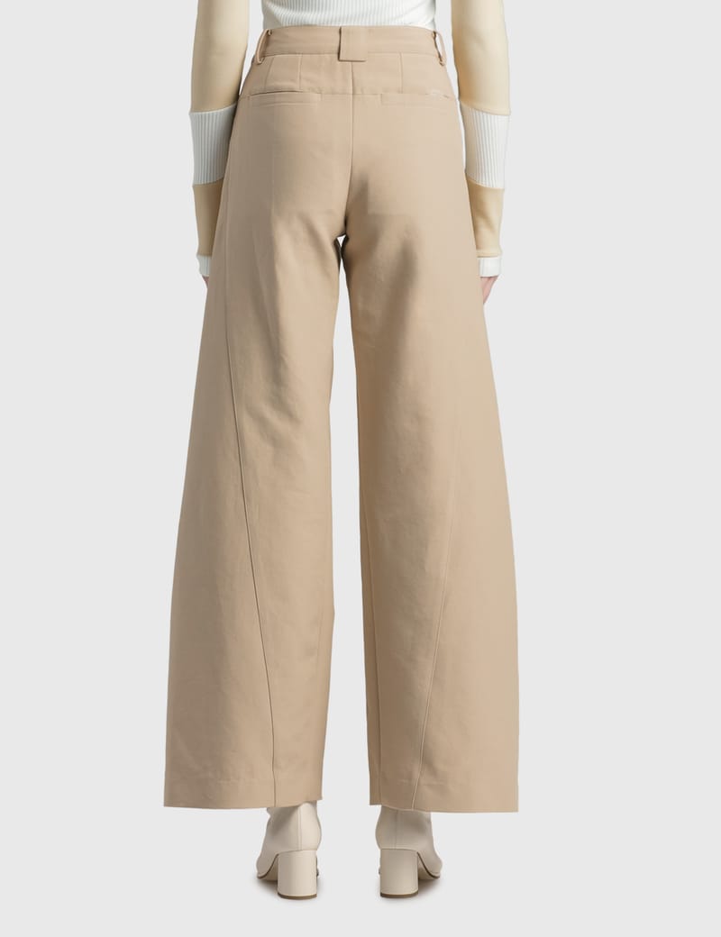 【BAON】Hikano pintuck wide cotton pants Kijun - Wide Pintuck Pants | HBX - Globally Curated Fashion