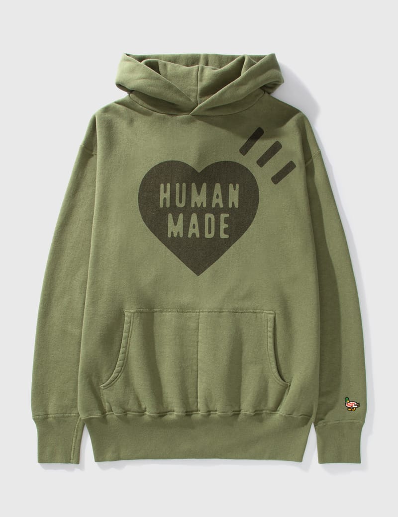 Human Made - Heart Logo Hoodie | HBX - Globally Curated Fashion