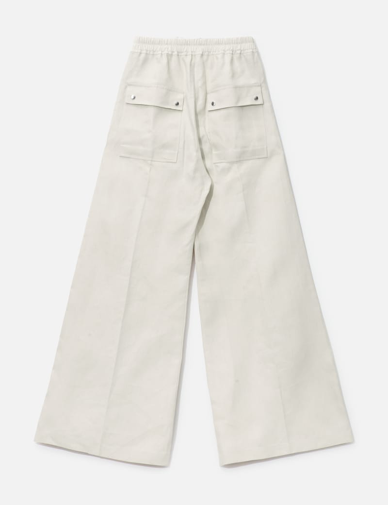 Rick Owens - Hollywood Wide Bela Pants In Dinge Linen Twill