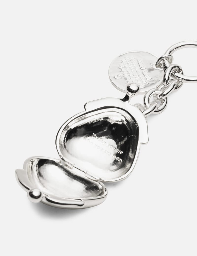Sandy Liang Souvenir Pouch Key Charm - rhodium-plated mini purse