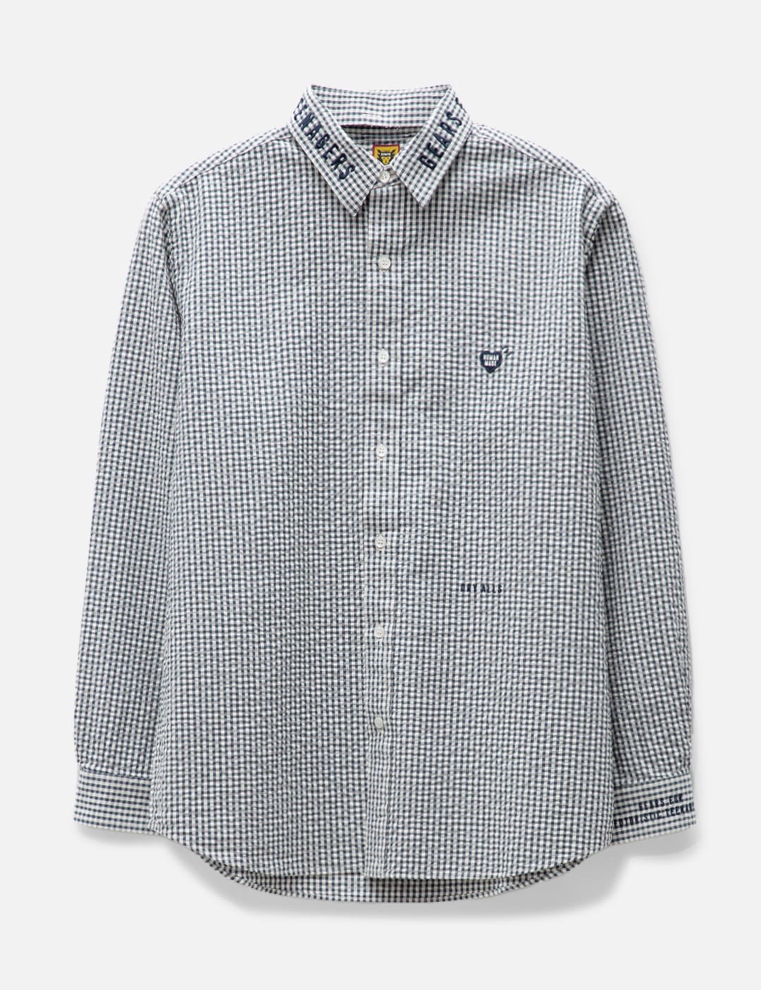 Human Made - Detachable Collar Checked Shirt | HBX - Globally ...