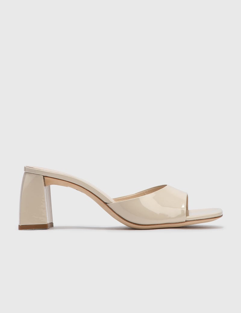 Ganni - Recycled Satin Mid Knotted Sandal | HBX - Globally Curated