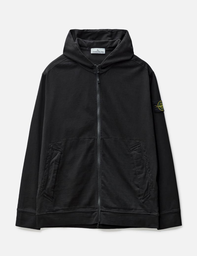 Stone Island - 63650 Hooded Zip-Up Jacket | HBX