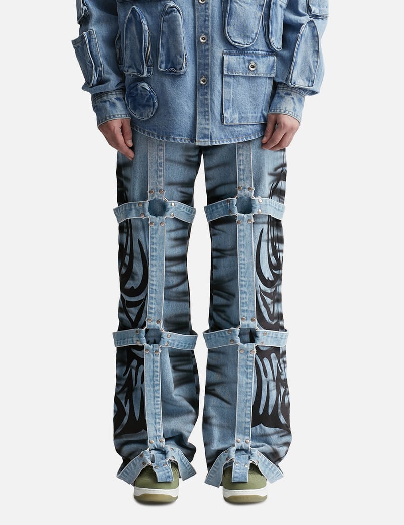 Who Decides War - WINGED LOGO BONDAGE PANT | HBX - Globally