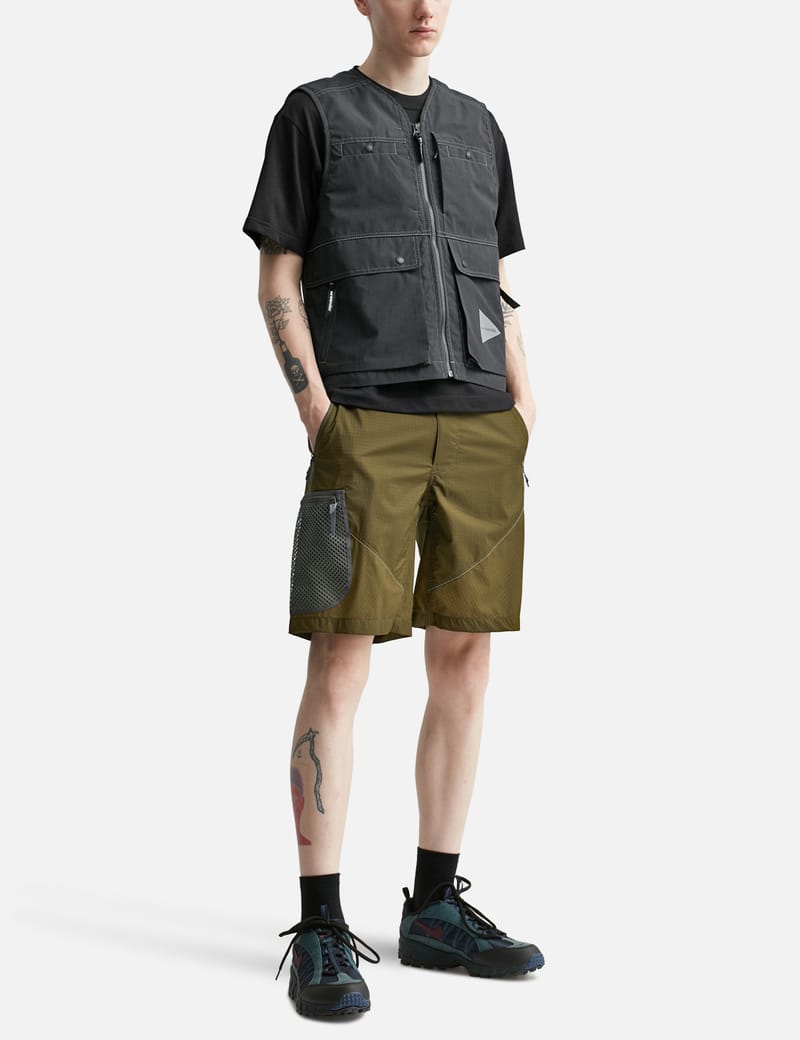 and wander utility pocket vest ブラック ベスト And Wander Tough Aramid Zip Vest – RE:BOURN