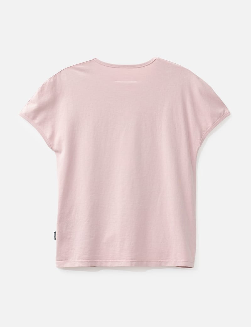 MM6 Maison Margiela ピンク 半袖Tシャツ MM6 Maison Margiela(エムエム6 メゾン マルジェラ)｜ロゴ Tシャツ