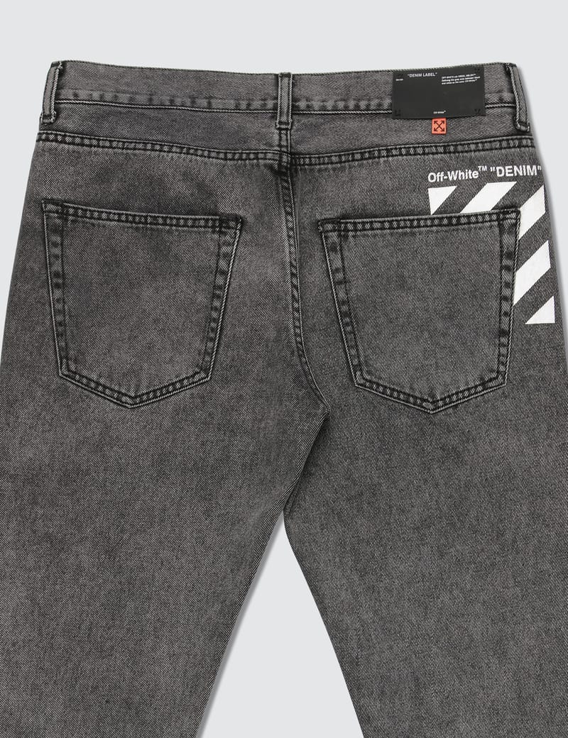 OFF-WHITE DIAG WIZARD RELAXED FIT 1401 EXTREME BLEACH 加工