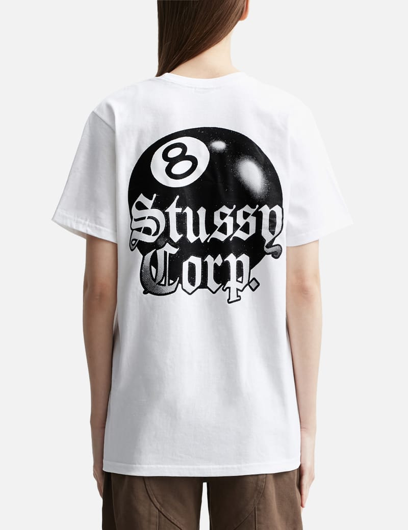 Stüssy - 8 BALL CORP. T-SHIRT | HBX - Globally Curated Fashion and