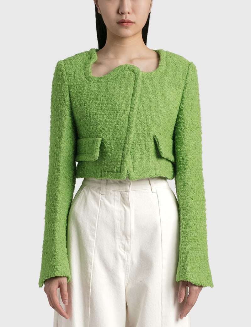 ZARA ブークレクロップドジャケット 数少ない