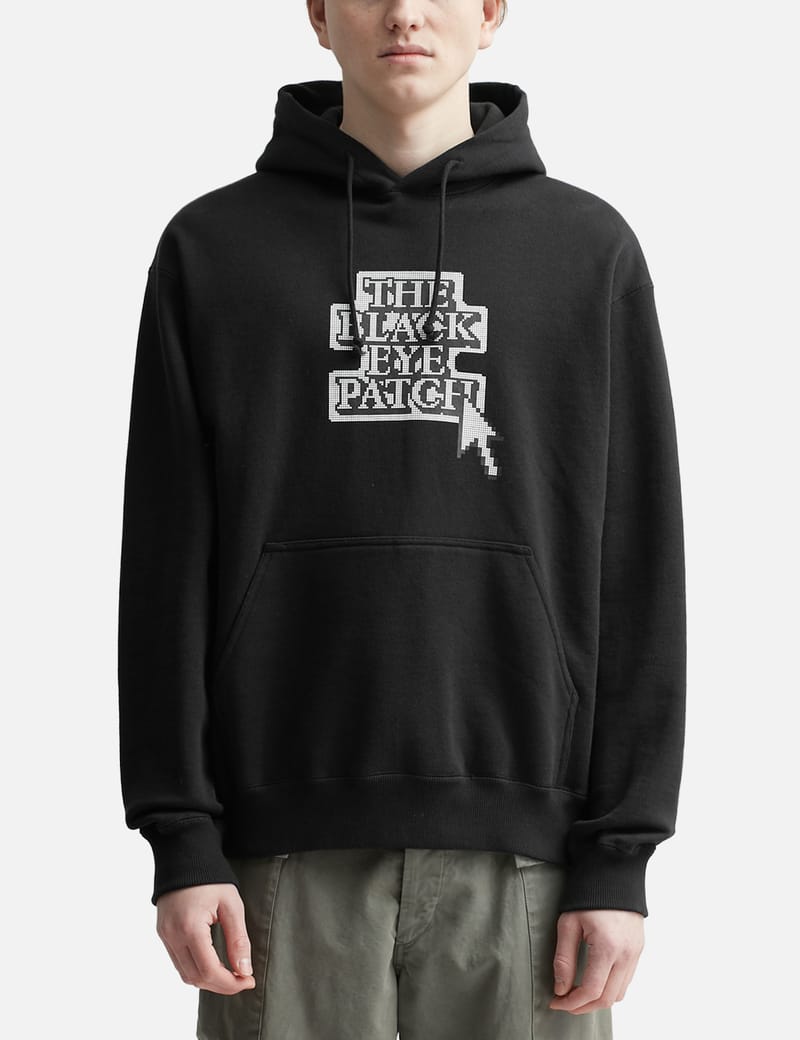 Black Eye Patch OG LABEL HOODIE BLACK-