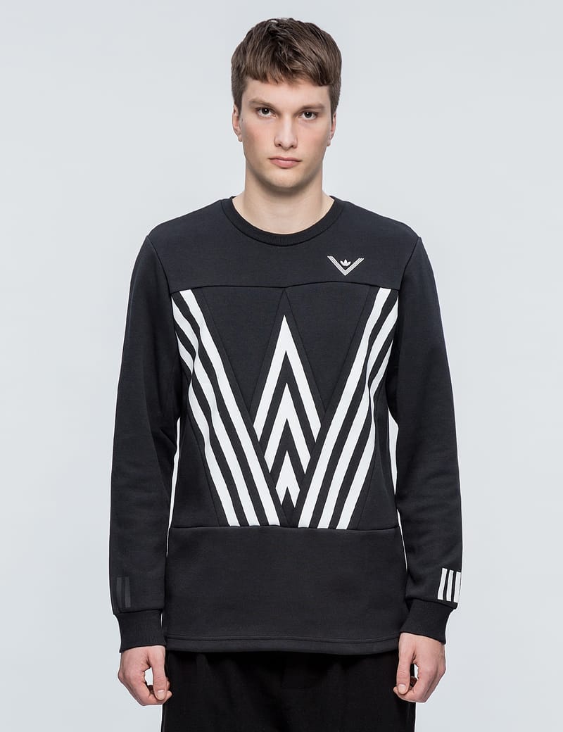 White Mountaineering White Mountaineering x adidas Originals Wm Crewneck Sweatshirt HBX Globally Curated Fashion and Lifestyle by Hypebeast