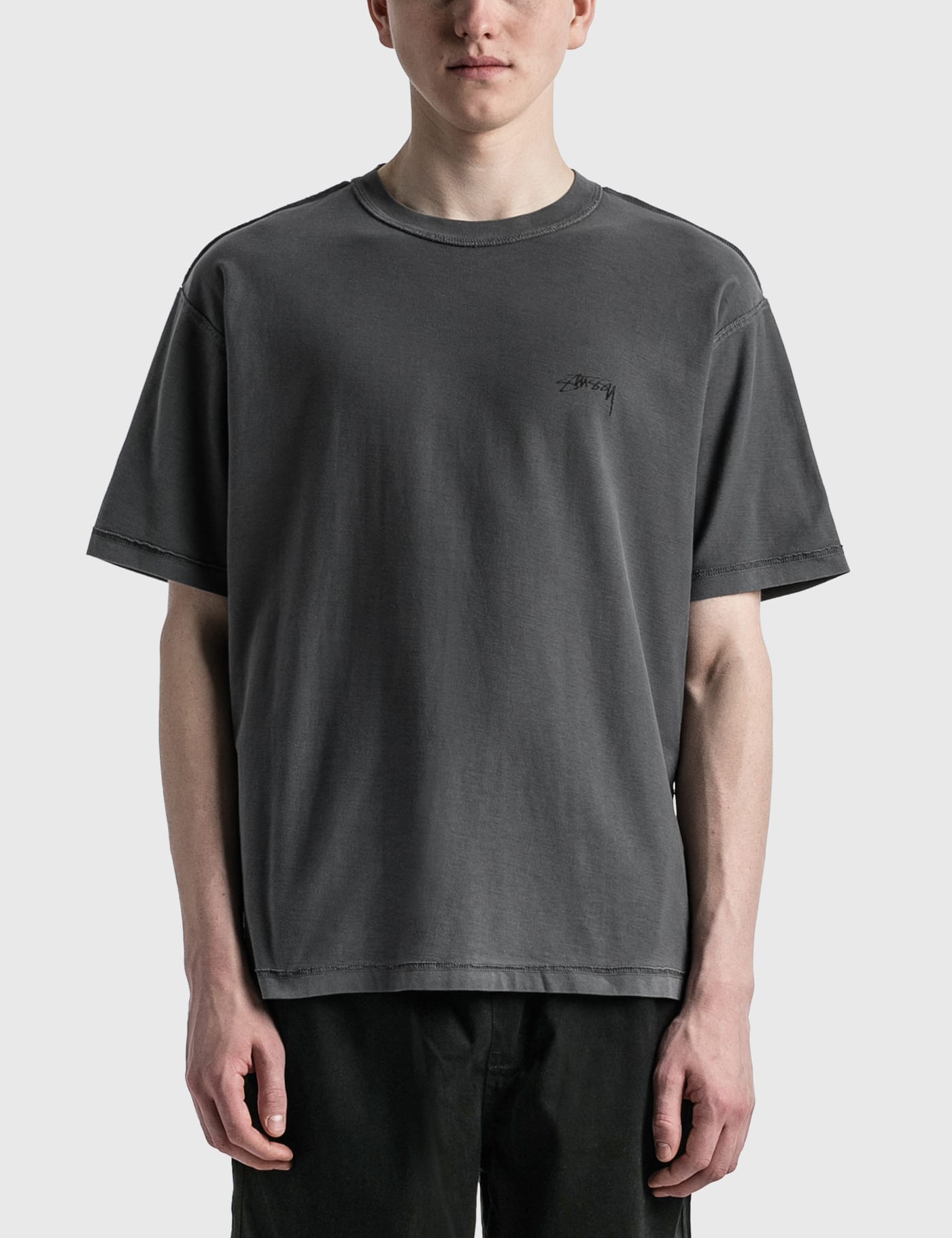 Stussy - Pigment-Dyed Inside-Out T-shirt | HBX - Globally Curated 