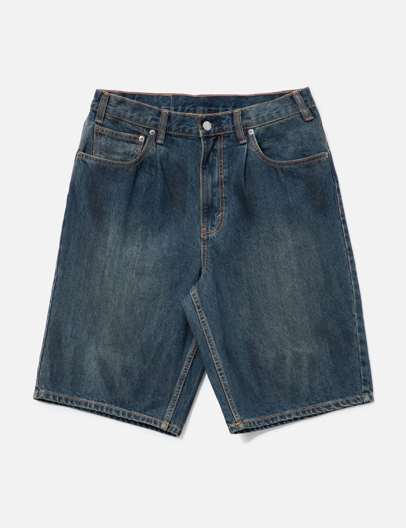 thisisneverthat® Loose Denim Short - Relaxed stone-washed denim