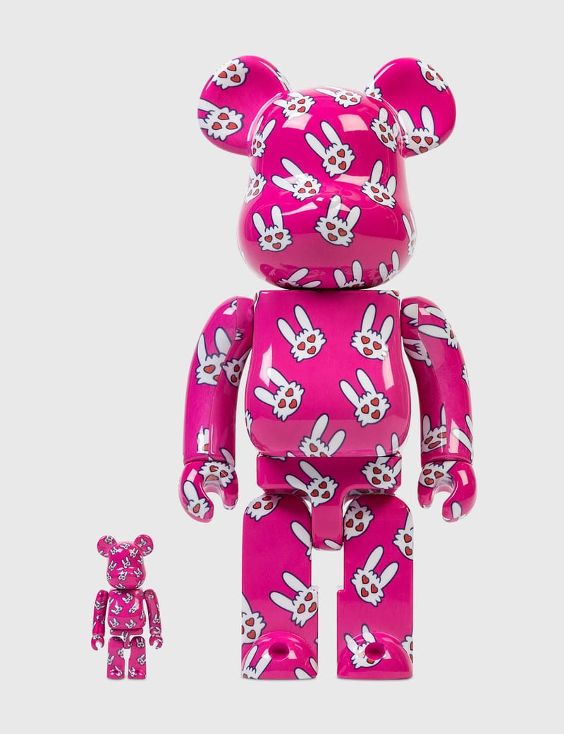 MEDICOM TOY - BE@RBRICK ヒトハタウサギ 100％ ＆ 400％ 2セット Medicom Toy - Be@rbrick Hitohata Usagi 100% & 400% Set | HBX