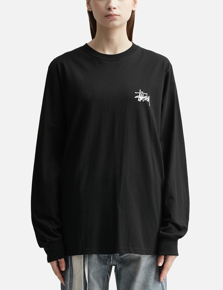 Stussy Basic Stüssy Ls T-shirt In Black | ModeSens