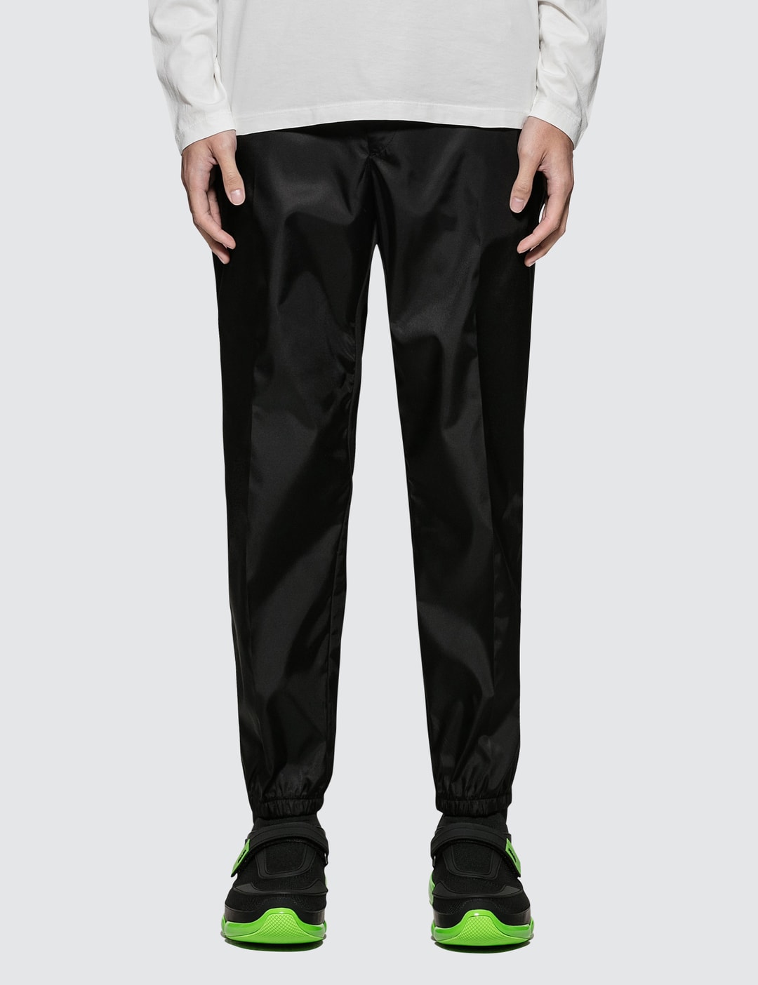 Prada - Nylon Trousers | HBX - Globally Curated Fashion and Lifestyle ...