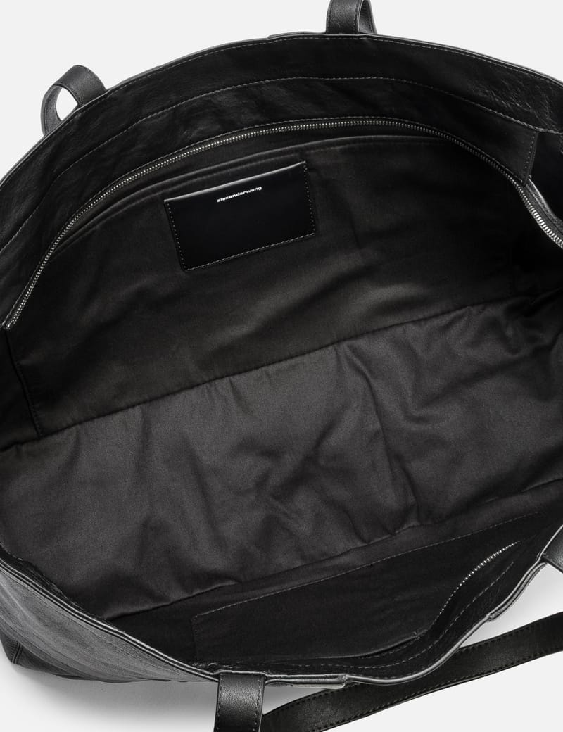 Alexander Wang Pack Tote in Leather Large - Sleek black leather