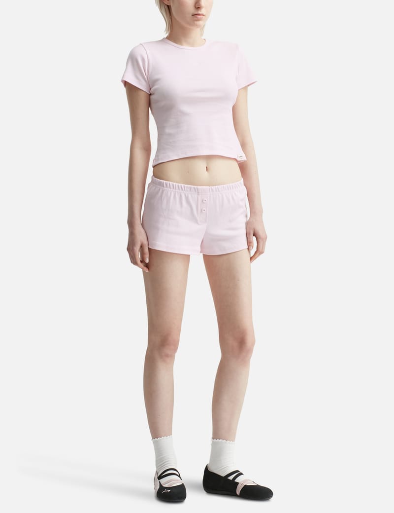 ★ GLOWNY★ WILD BUTTON SHORTS 4 Colors GY25HSPT004 Glowny - Button Fly Mini Shorts | HBX - Globally Curated