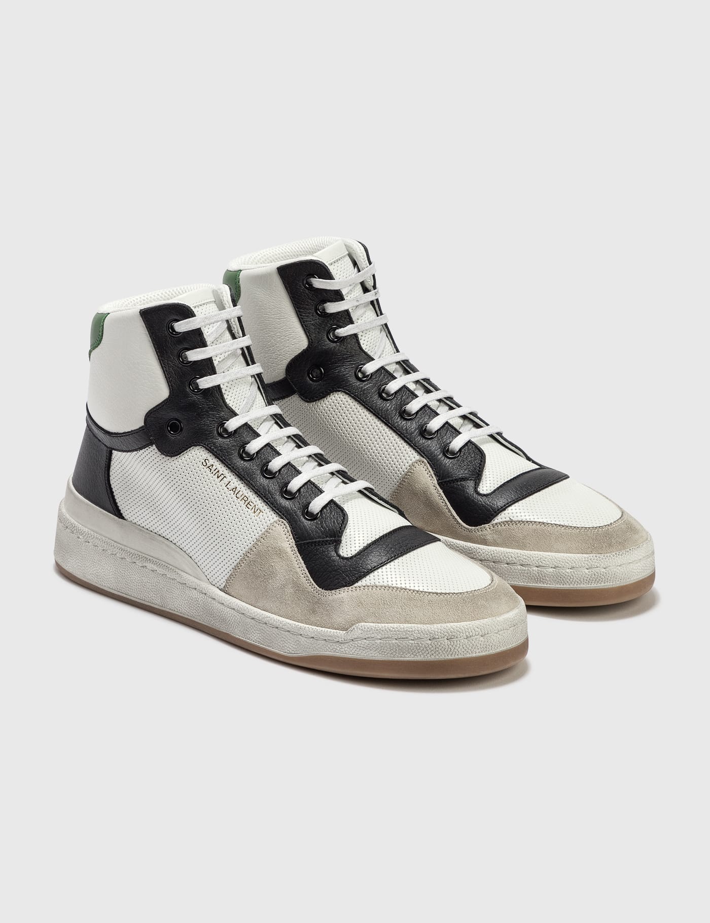 Saint Laurent - Sl24 High Top Sneaker | HBX - Globally Curated Fashion and  Lifestyle by Hypebeast