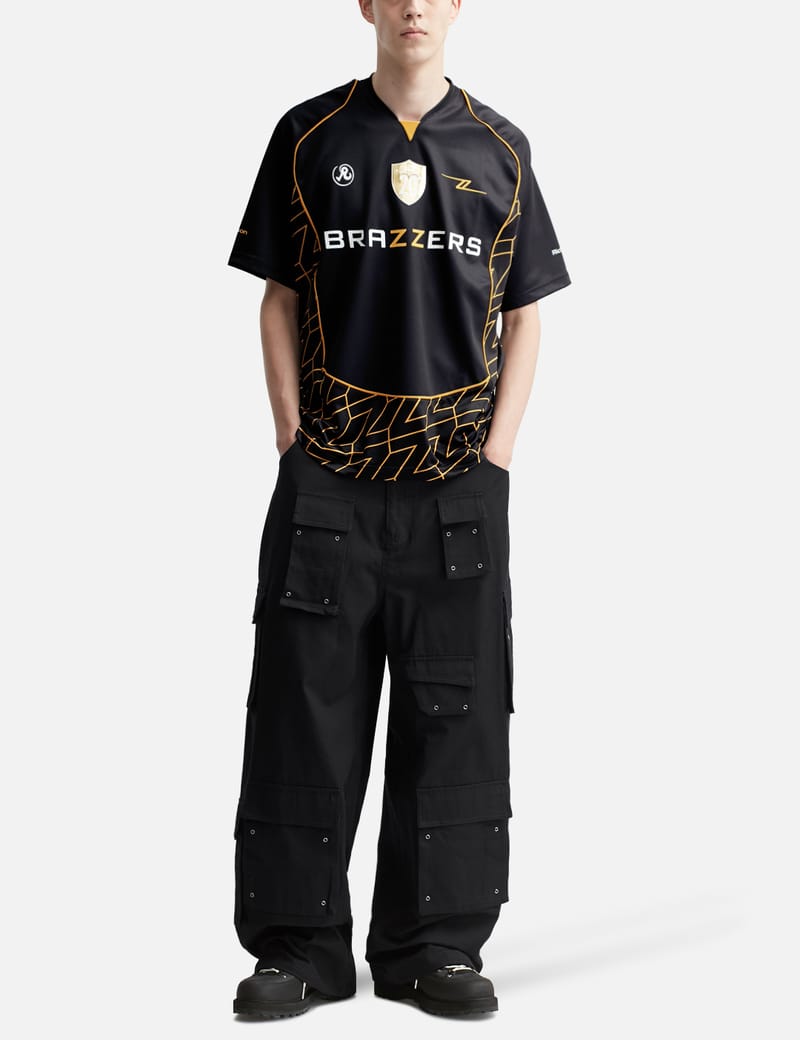 Richardson×Brazzers 国内発送 サッカー ジャージ RICHARDSON BRAZZERS SOCCER JERSEY / BLACK | MEN | GR8