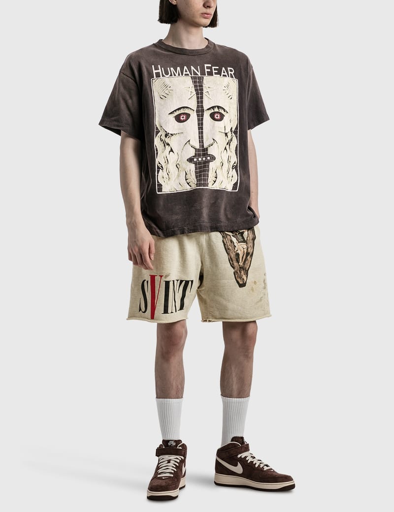 Saint Michael - Human Fear T-shirt | HBX - Globally Curated