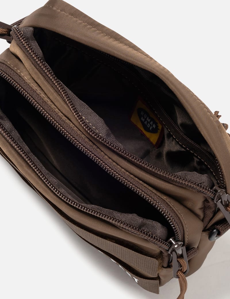 Human Made Military Pouch Mini - 光沢ナイロン製のミニミリタリー