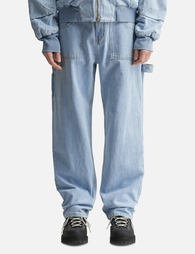 PLASTICPRODUCT - MPa PAINTER DENIM PANTS | HBX