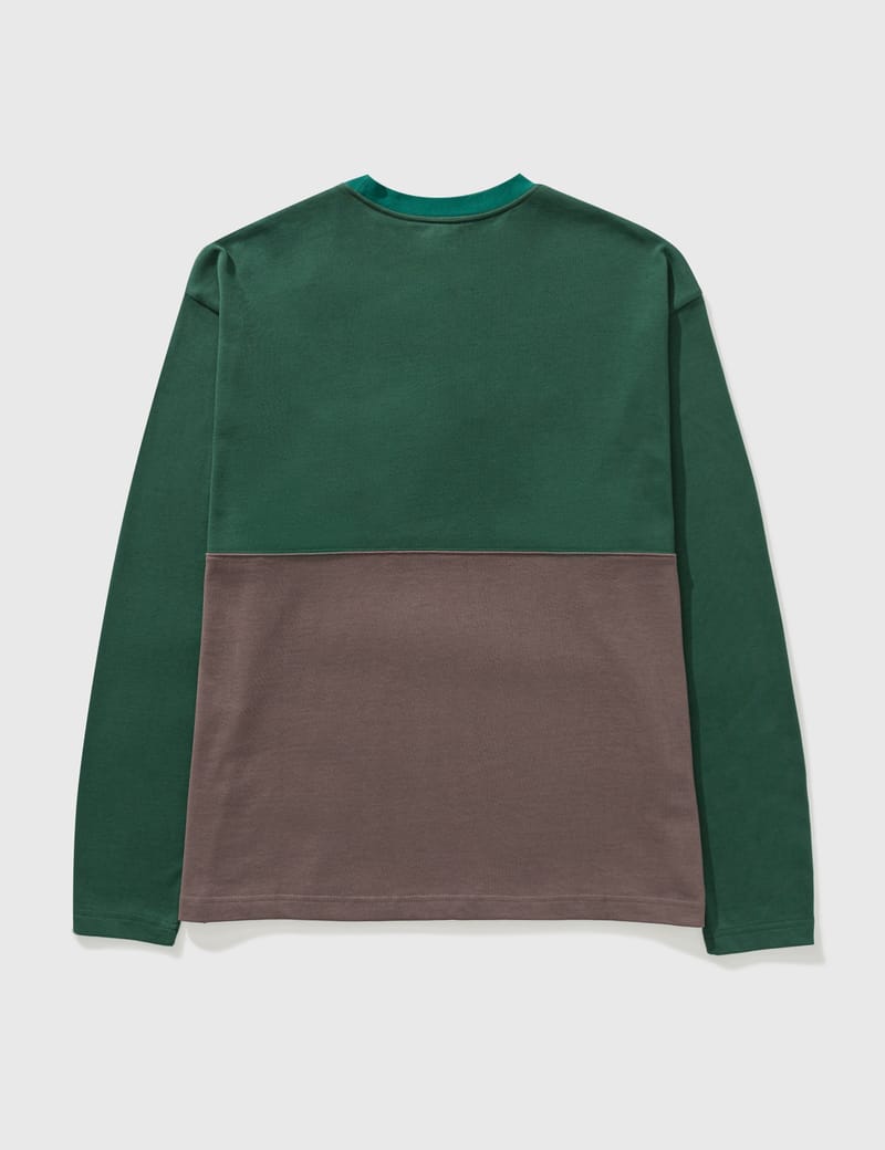 Brain Dead - Embroidered Long Sleeve T-Shirt | HBX