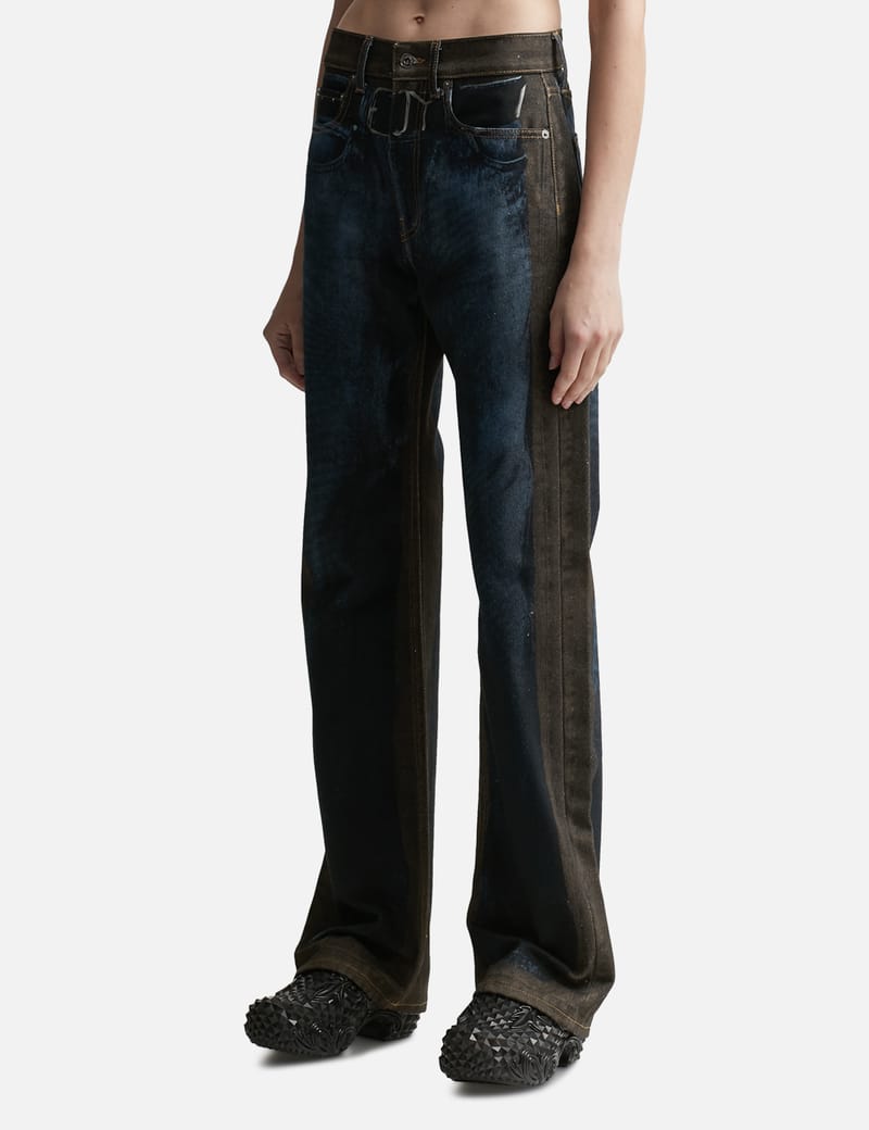 Y/PROJECT - 'YP' Trompe L'oeil Jeans | HBX - Globally