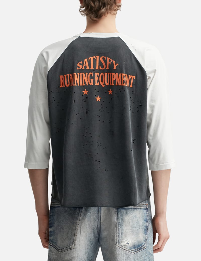 SATISFY MothTech™ Baseball T-Shirt - Organic cotton running top