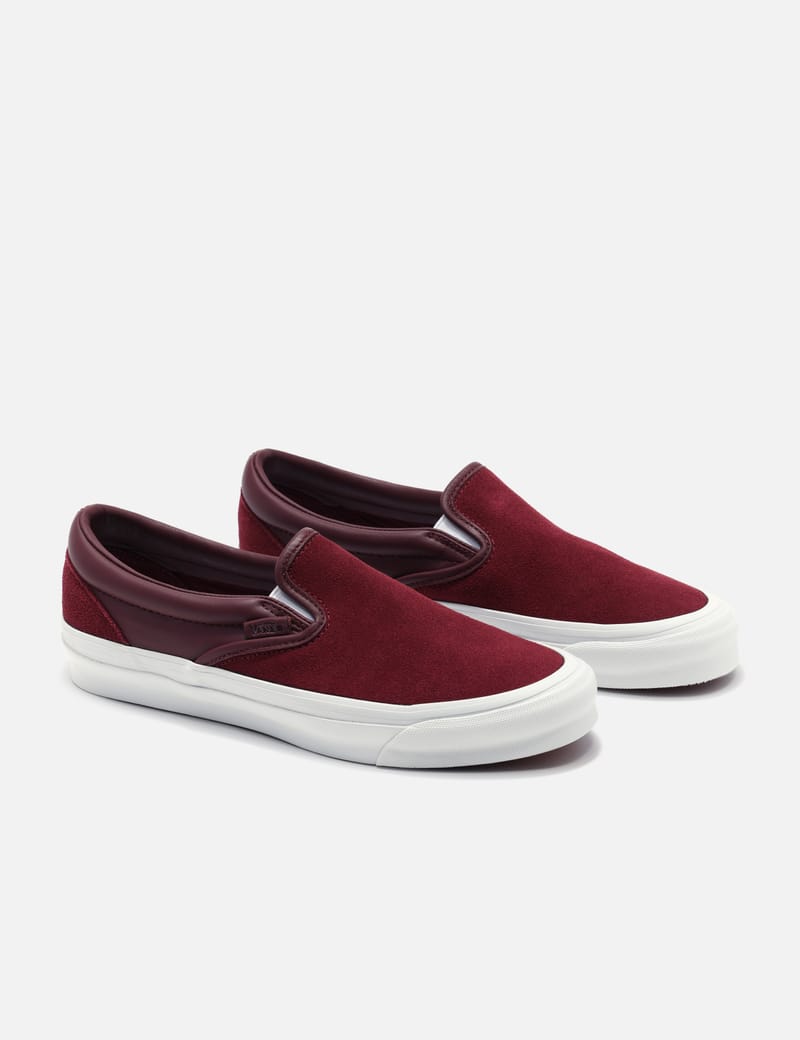 Vans slip 2024 ons maroon